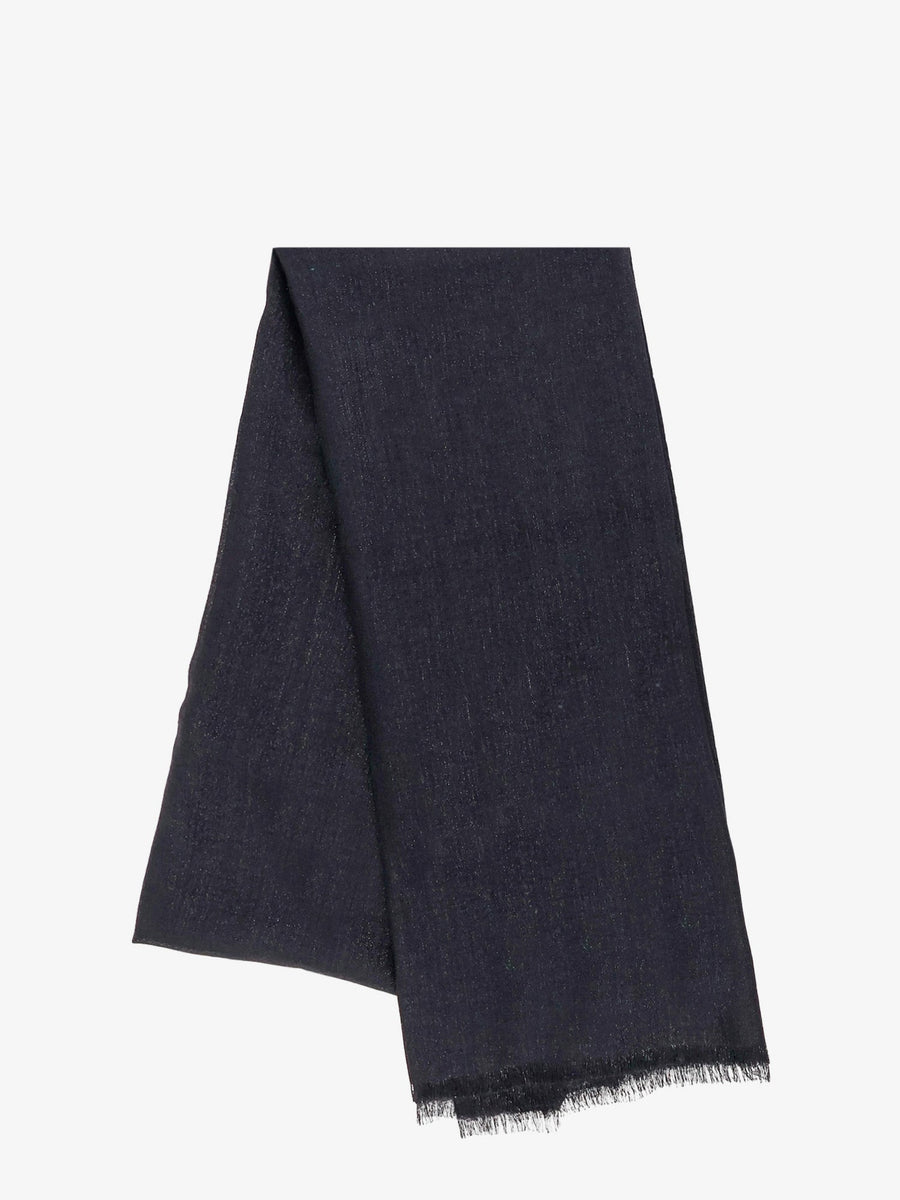 Scarf Cashmere And Silk Black