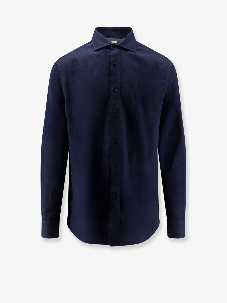 Shirt Cotton-Lyocell Blue