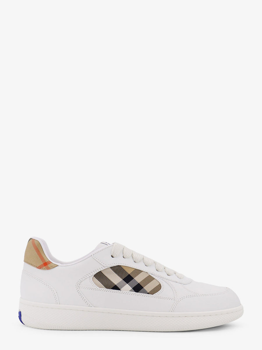 Low-Top Leather Sneakers White Trainers