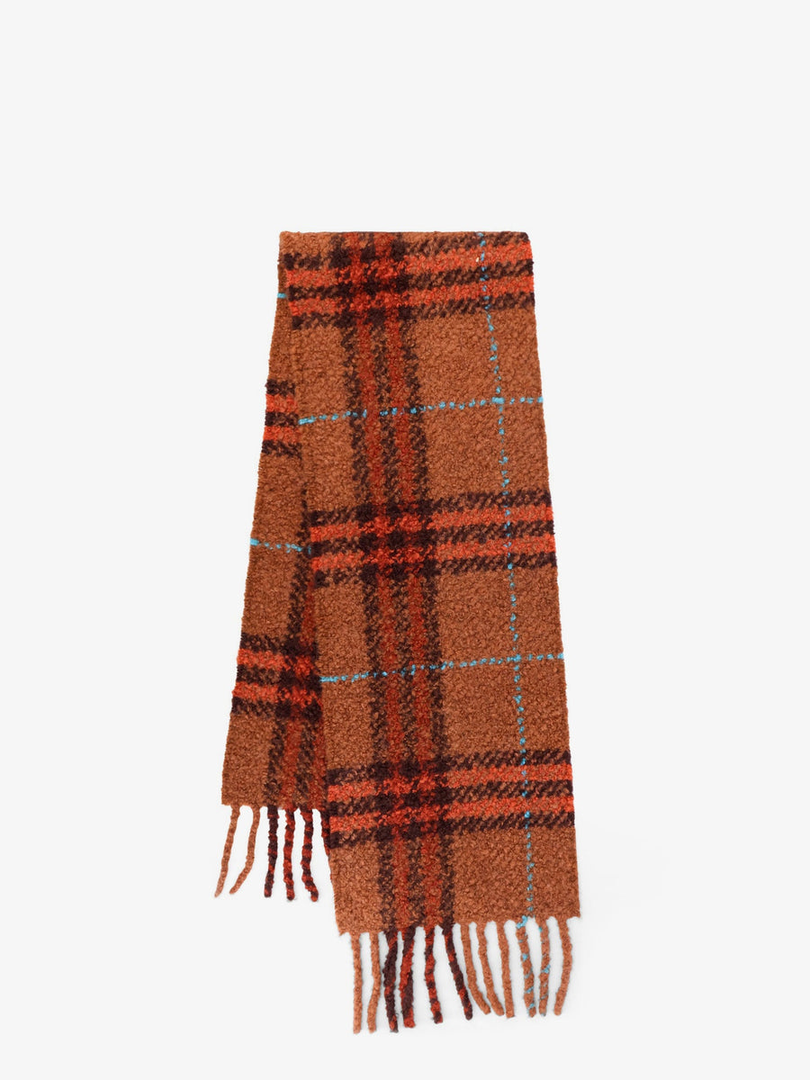 Scarf Alpaca Bouclé Brown