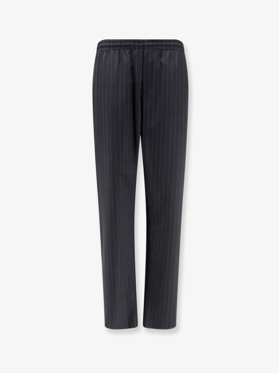 Trousers - Wool Drawstring, Grey