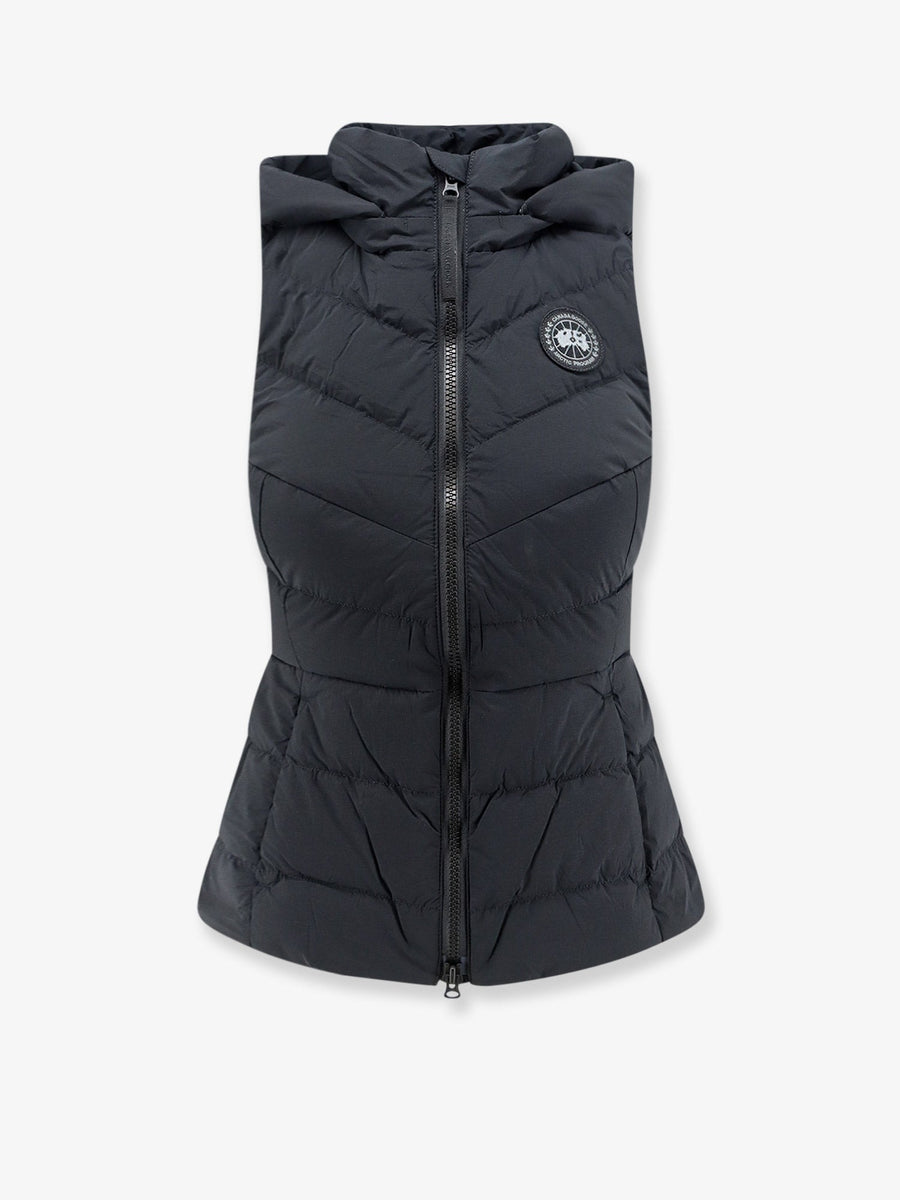 Sleeveless Jacket Clair Black Recycled Nylon