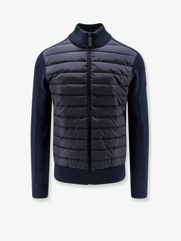 Jacket Hybridge Blue Wool/polyamide