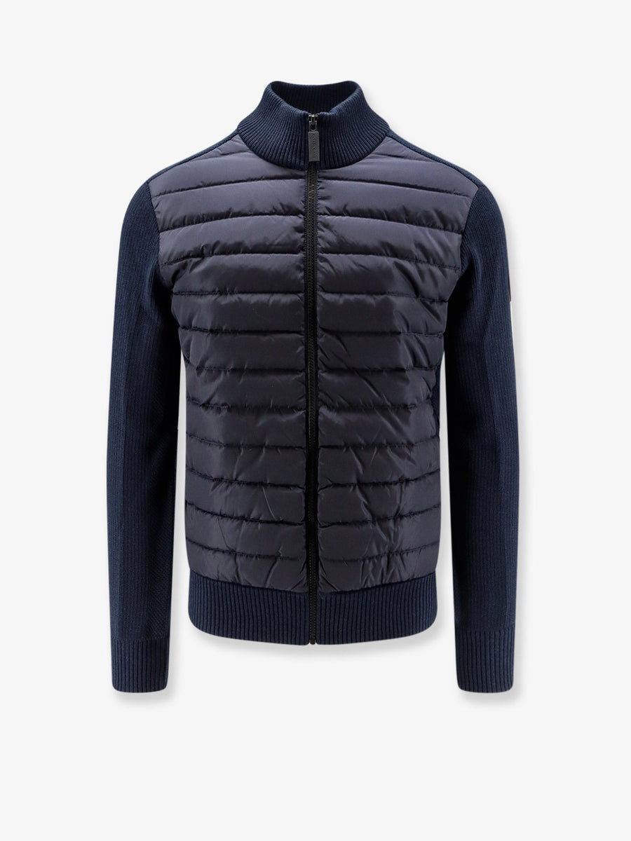 Jacket Hybridge Blue Wool/polyamide