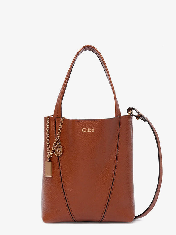 Leather Crossbody Bag Spin Brown Shoulder