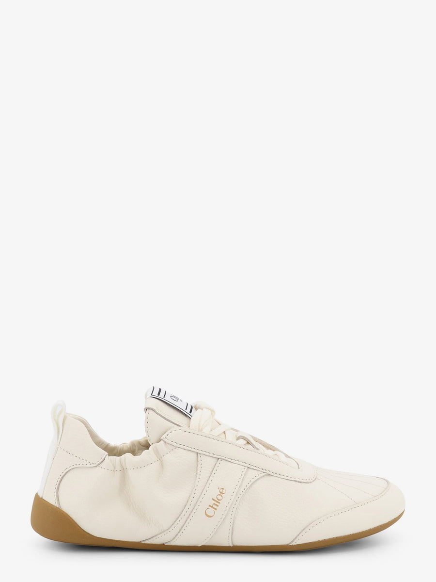 Sneakers Leather Beige Trainers