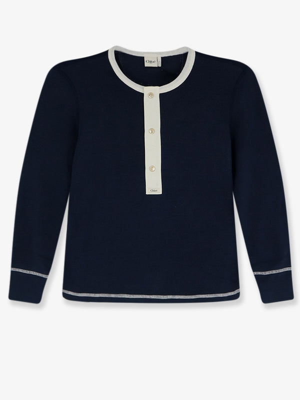 Sweater, Cotton, Blue