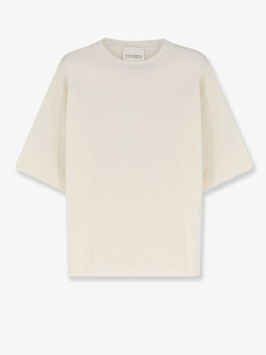 Wool And Alpaca Blend Sweater White