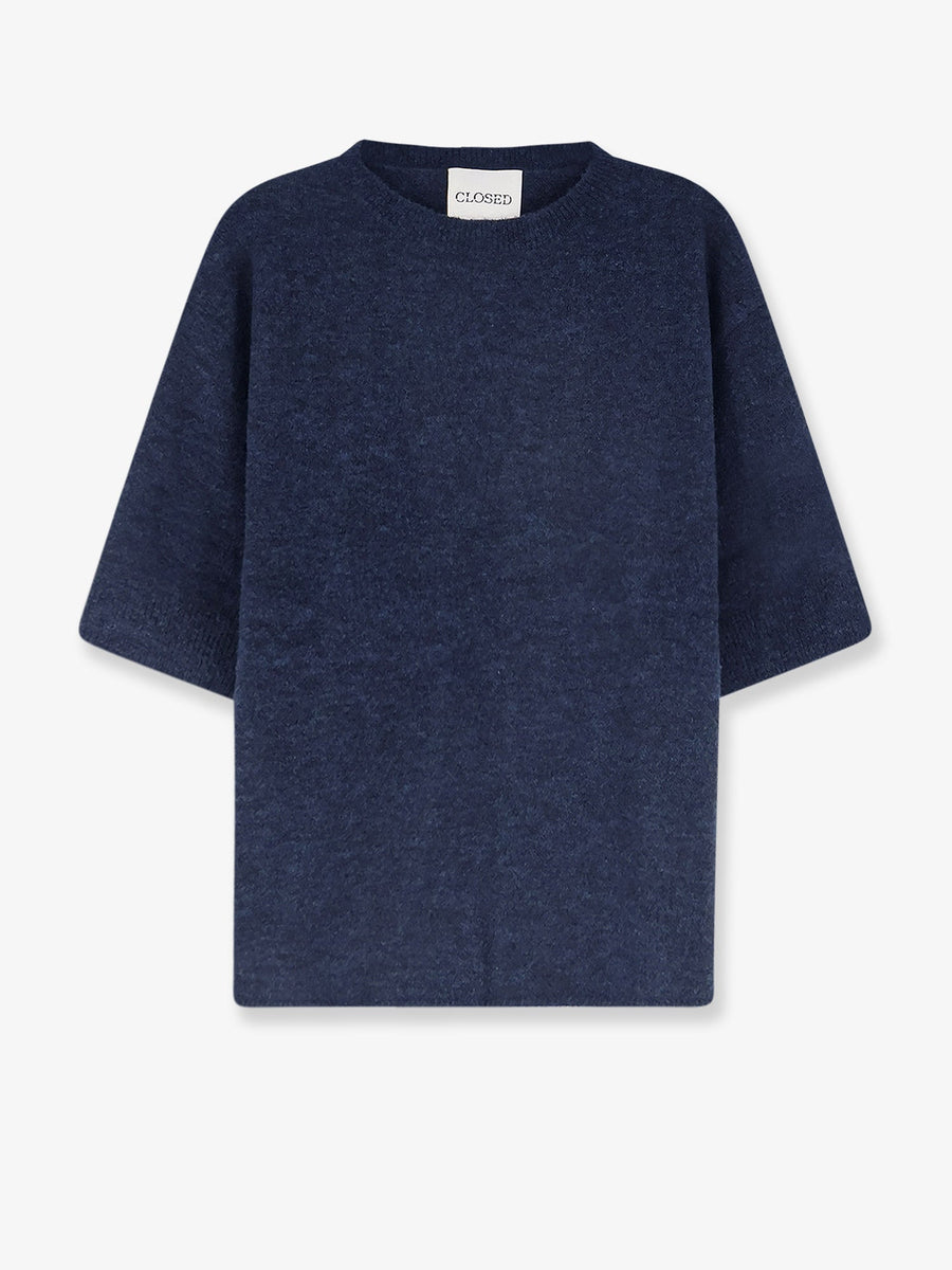 Sweater Wool And Alpaca Blend Blue