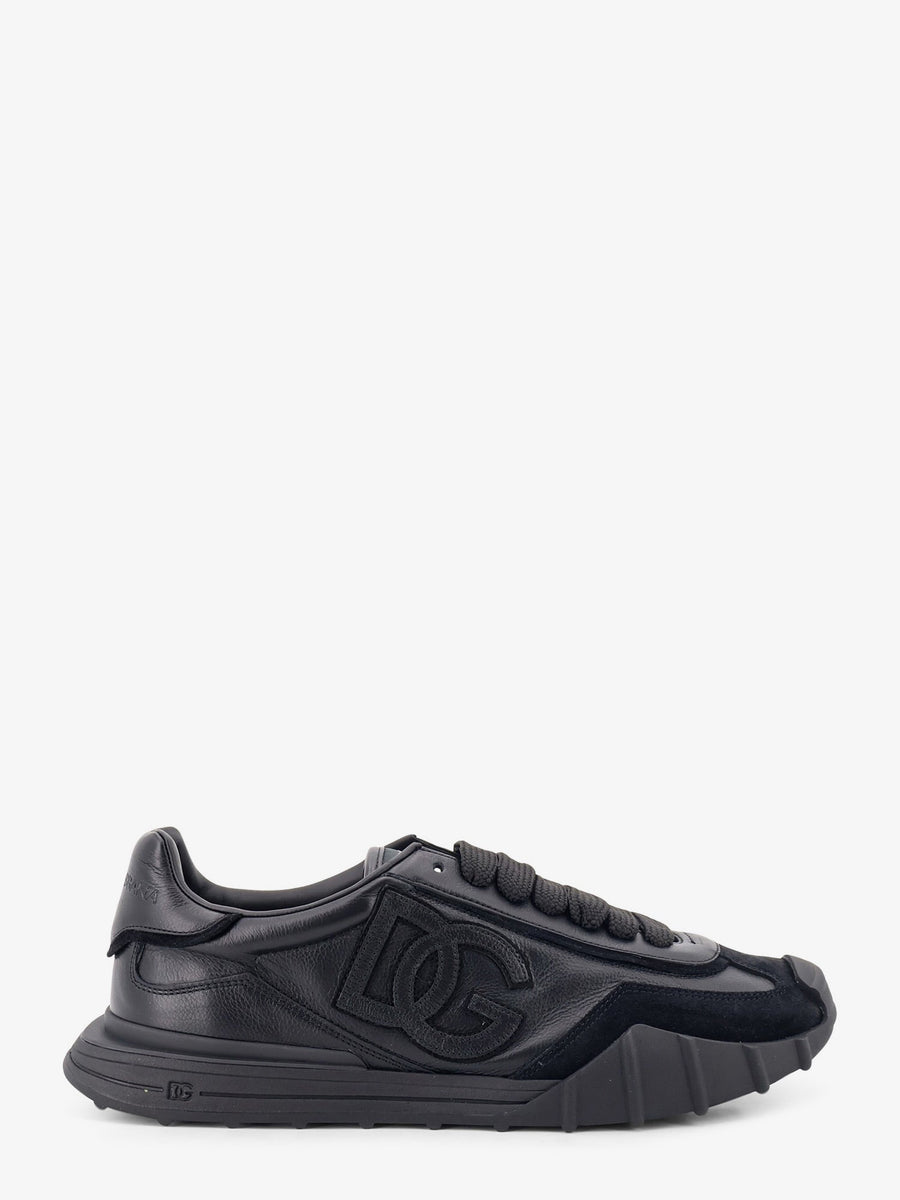 Sneakers Athletic Leather Black Trainers