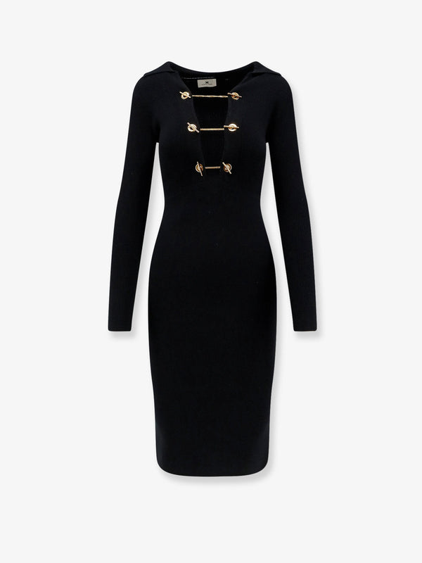 Dress Viscose-Blend Black