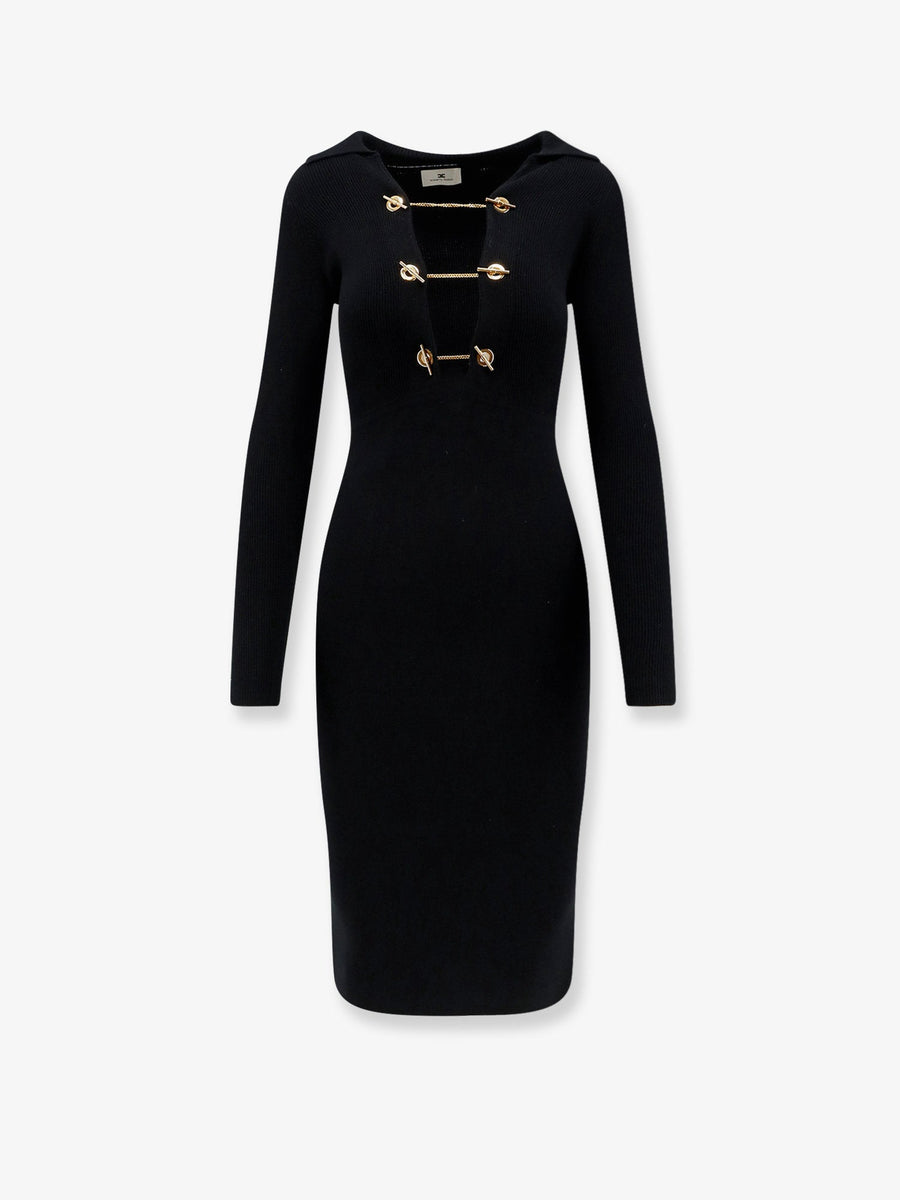 Dress Viscose-Blend Black