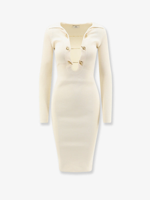 Dress Viscose Blend White