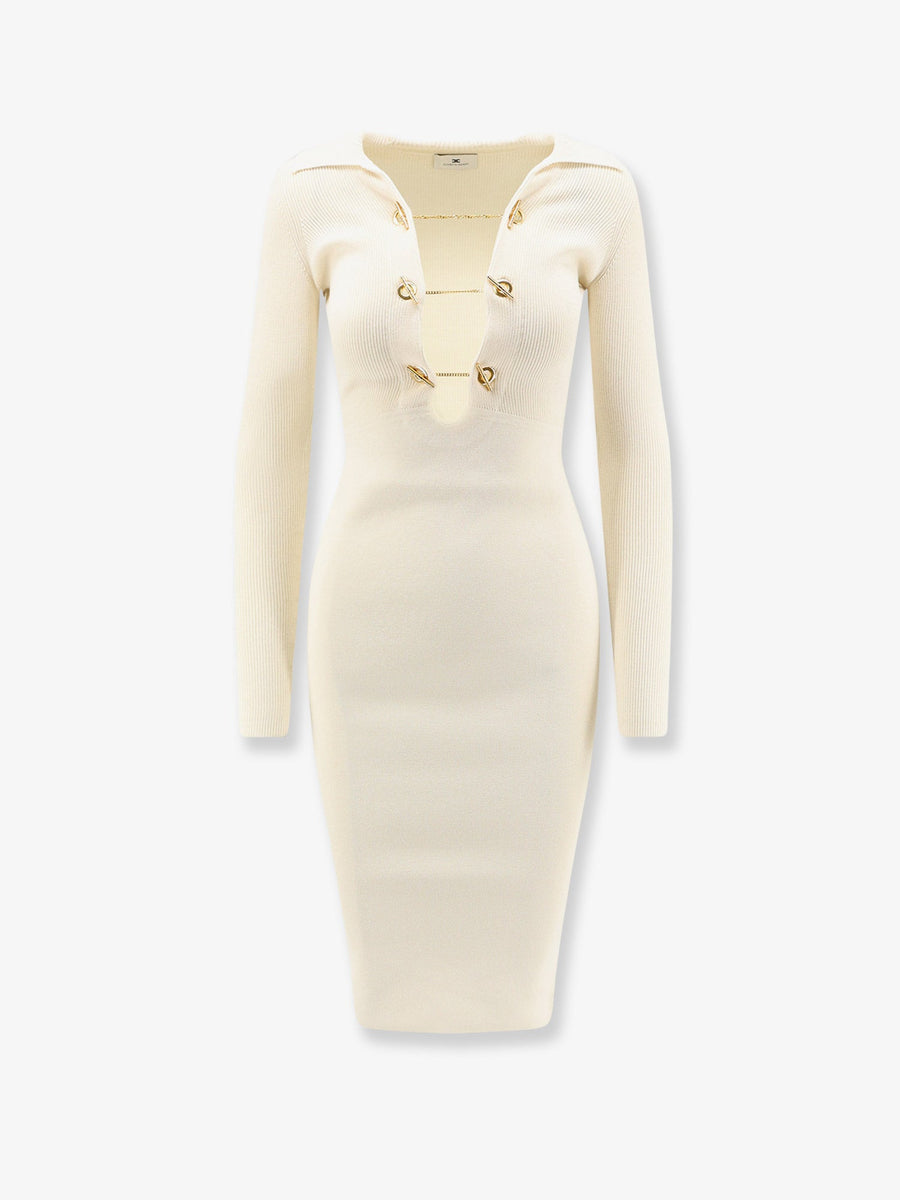 Dress Viscose Blend White