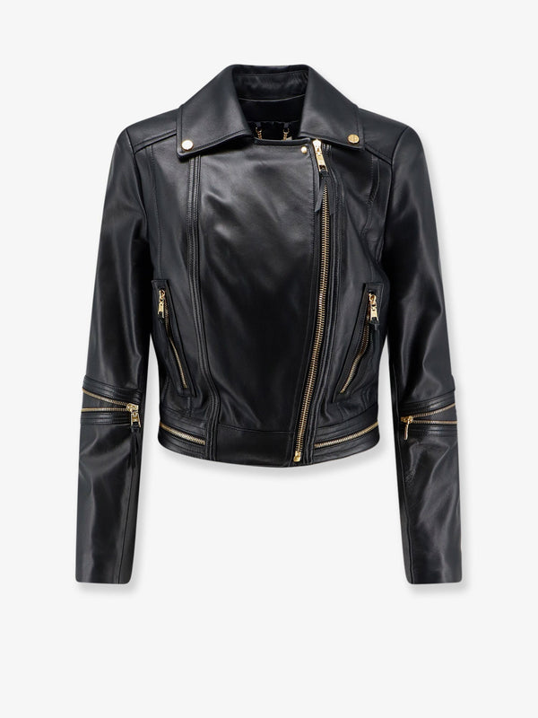Leather Biker Jacket Black