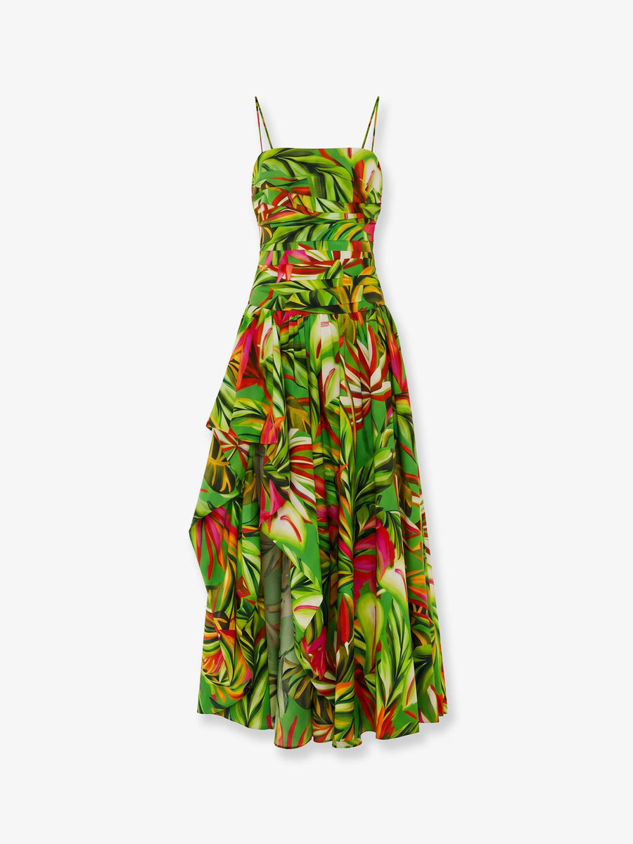 Maxi Dress Tropical Dream Multicolour Organic Cotton