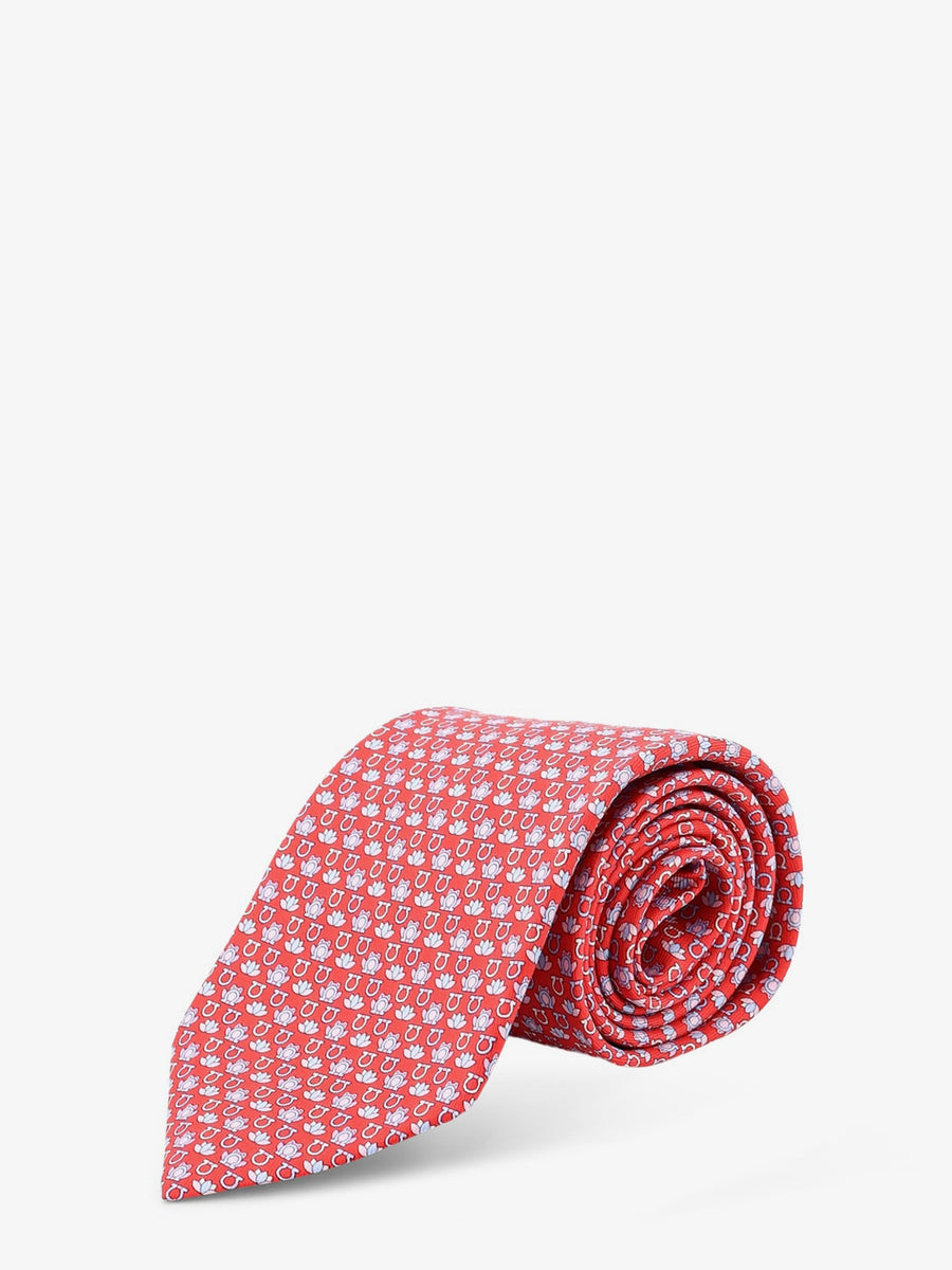 Silk Tie Clarissa Red Ties & Bow