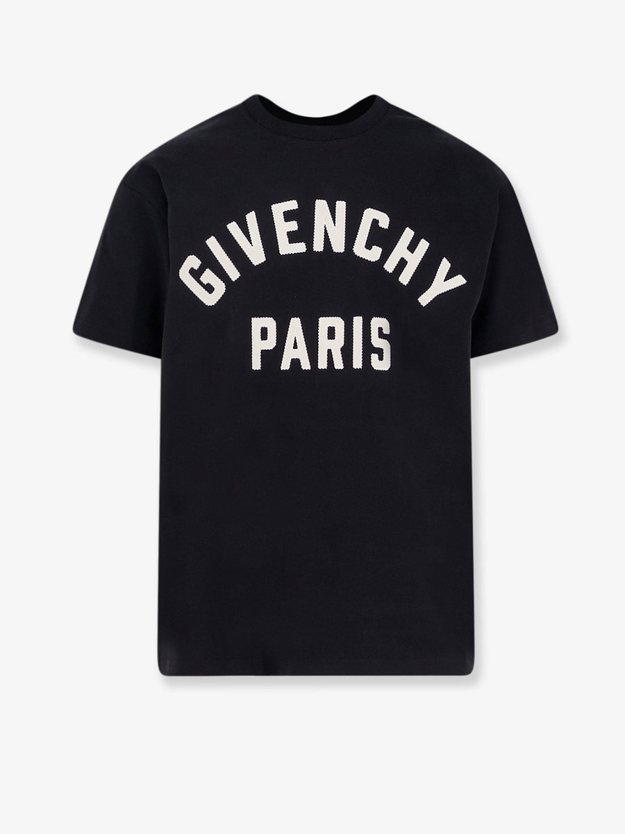 T-Shirt Paris Patch Black Cotton T-shirts