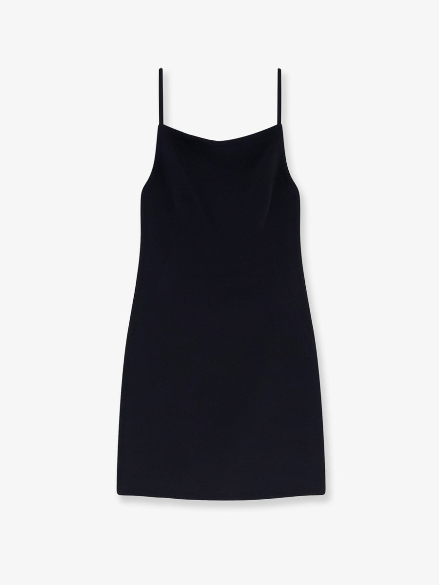 Mini Dress Viscose Blend Black
