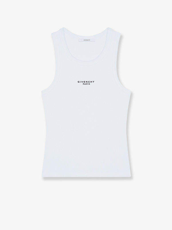 Tank Top Cotton Blend White T-shirts & Jerseys