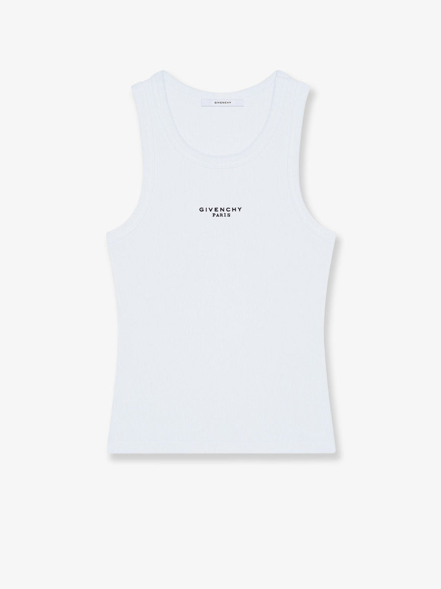 Tank Top Cotton Blend White T-shirts & Jerseys