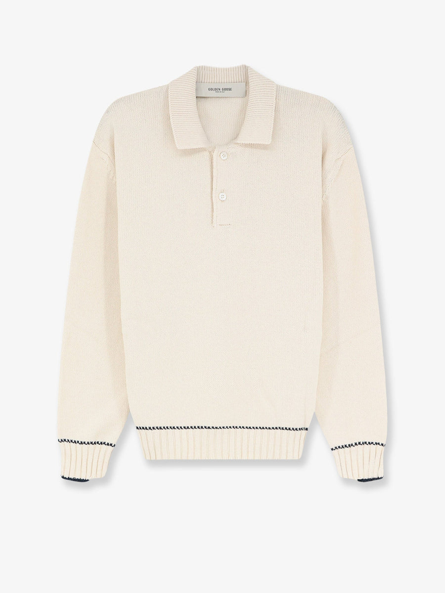 Sweater Ribbed Cotton Beige