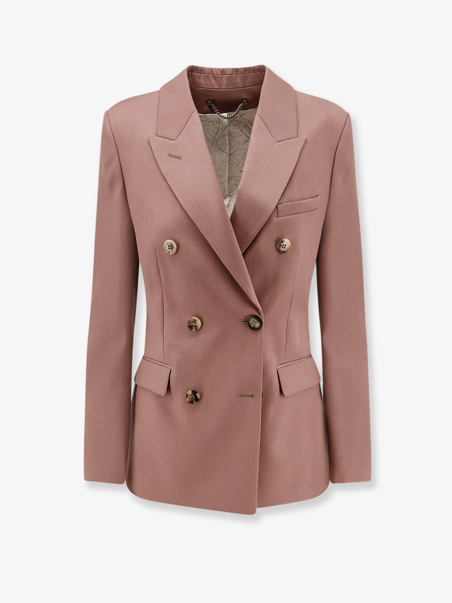 Blazer Diva Light Dry Wool Pink Virgin Blazers