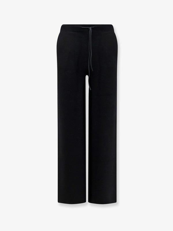 Trousers Viscose Blend Black