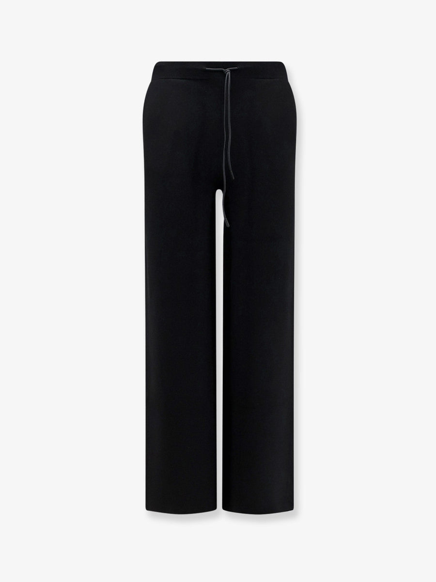 Trousers Viscose Blend Black