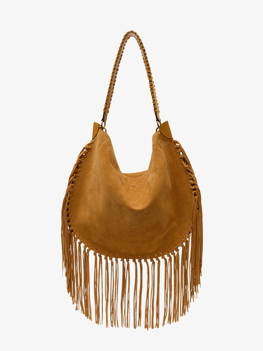 Shoulder Bag Oskan Suede Brown