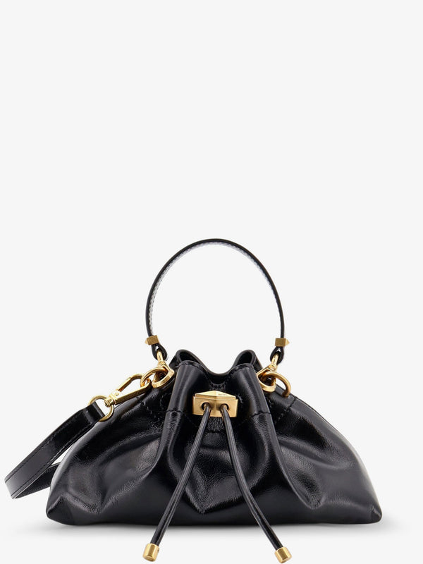 Shoulder Bag Cinch Small Leather Black