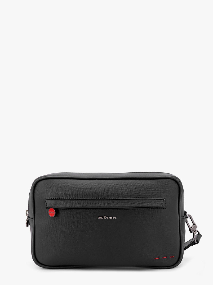 Leather Clutch Black Bags
