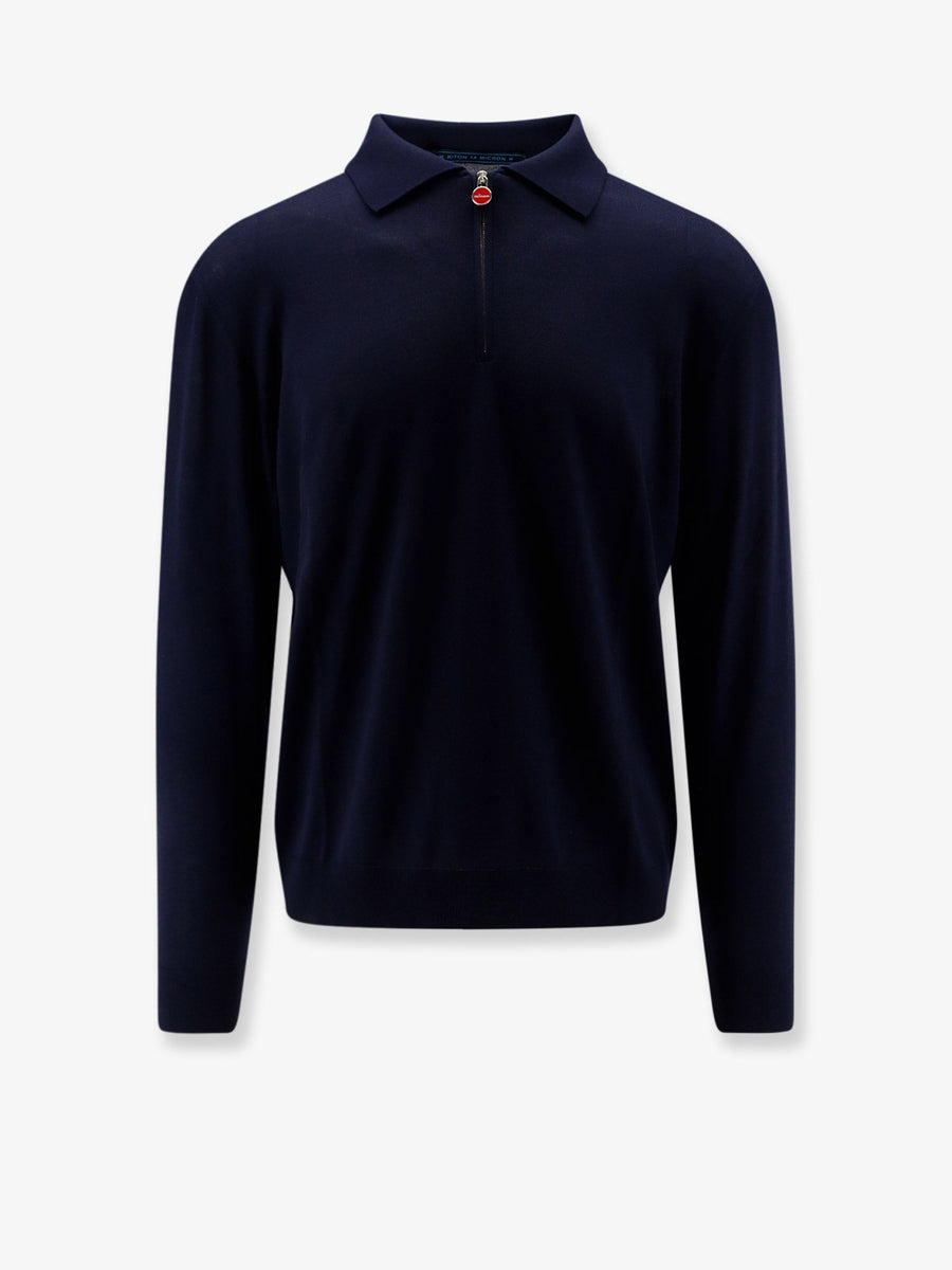 Polo Shirt Wool Blue