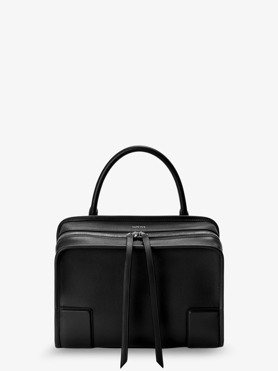 Leather Handbag Amazona 180 Black Handbags