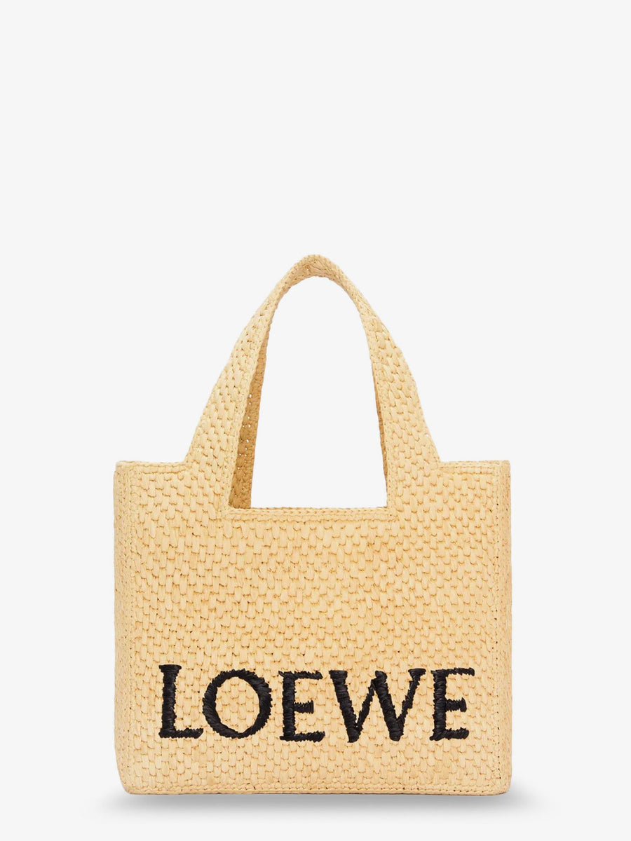 Handbag Paulas Ibiza Raffia Beige Handbags