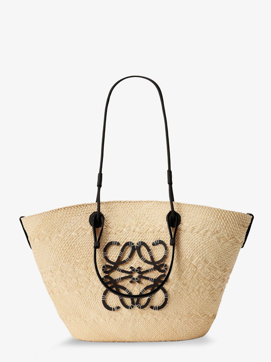 Shoulder Bag Anagram Iraca Palm-Leather Beige Palm/leather
