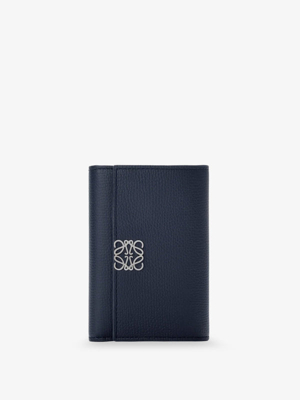 Leather Wallet Anagram Blue & Purses