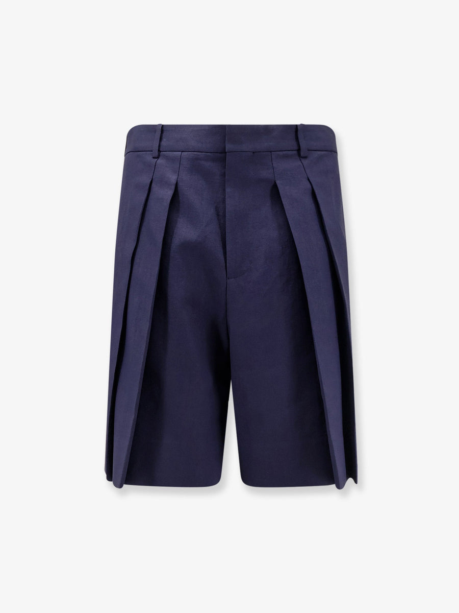 Bermuda Shorts Paulas Ibiza Blue Linen