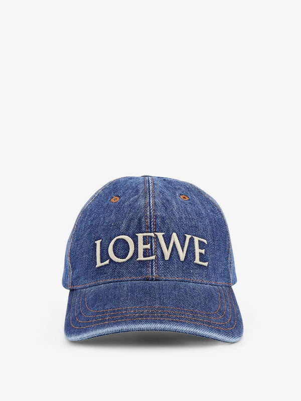 Hat Paulas Ibiza Blue Denim Cotton