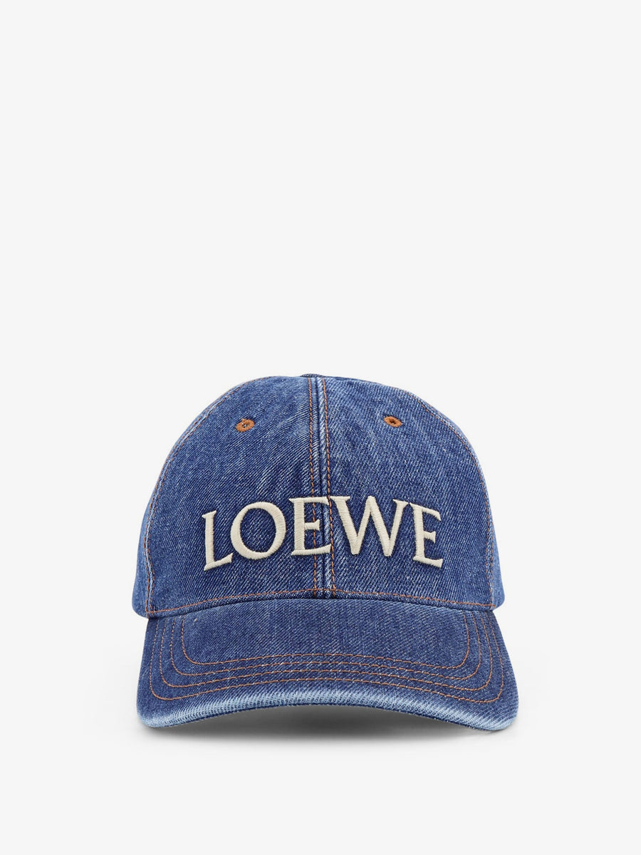 Hat Paulas Ibiza Blue Denim Cotton