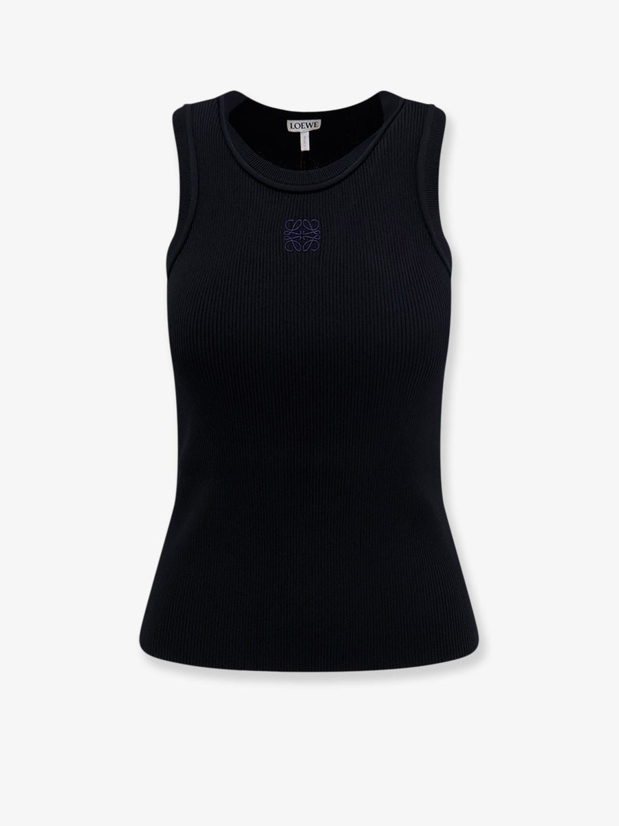 Tank Top Anagram Black Viscose T-shirts & Jerseys