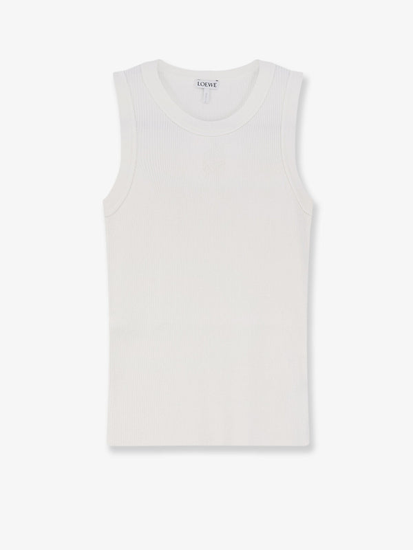 Tank Top Anagram White Viscose T-shirts & Jerseys