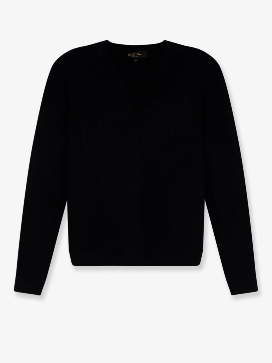 Polo Sweater Siena Silk-Cotton Black
