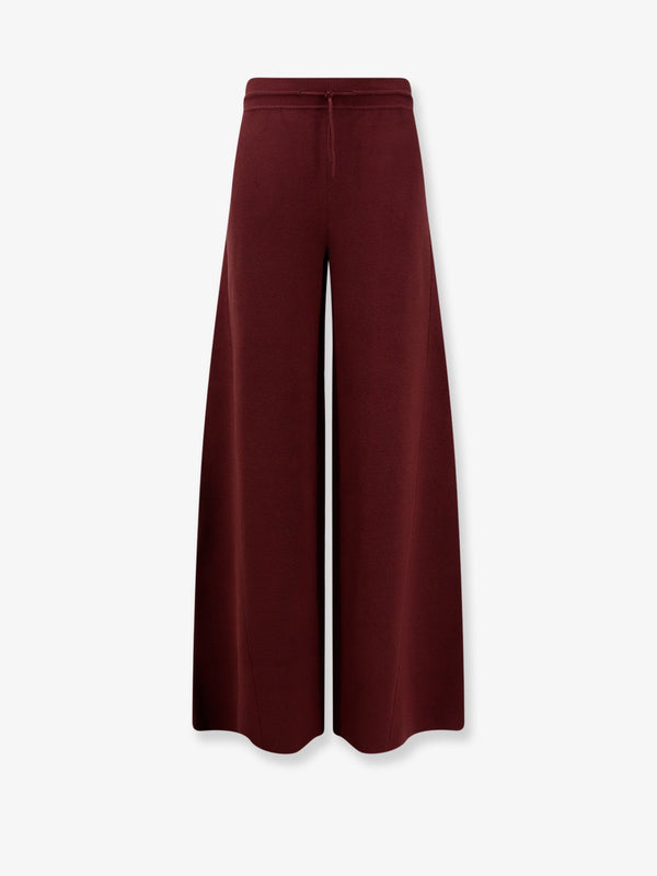 Trousers Siena Red Silk-Cotton