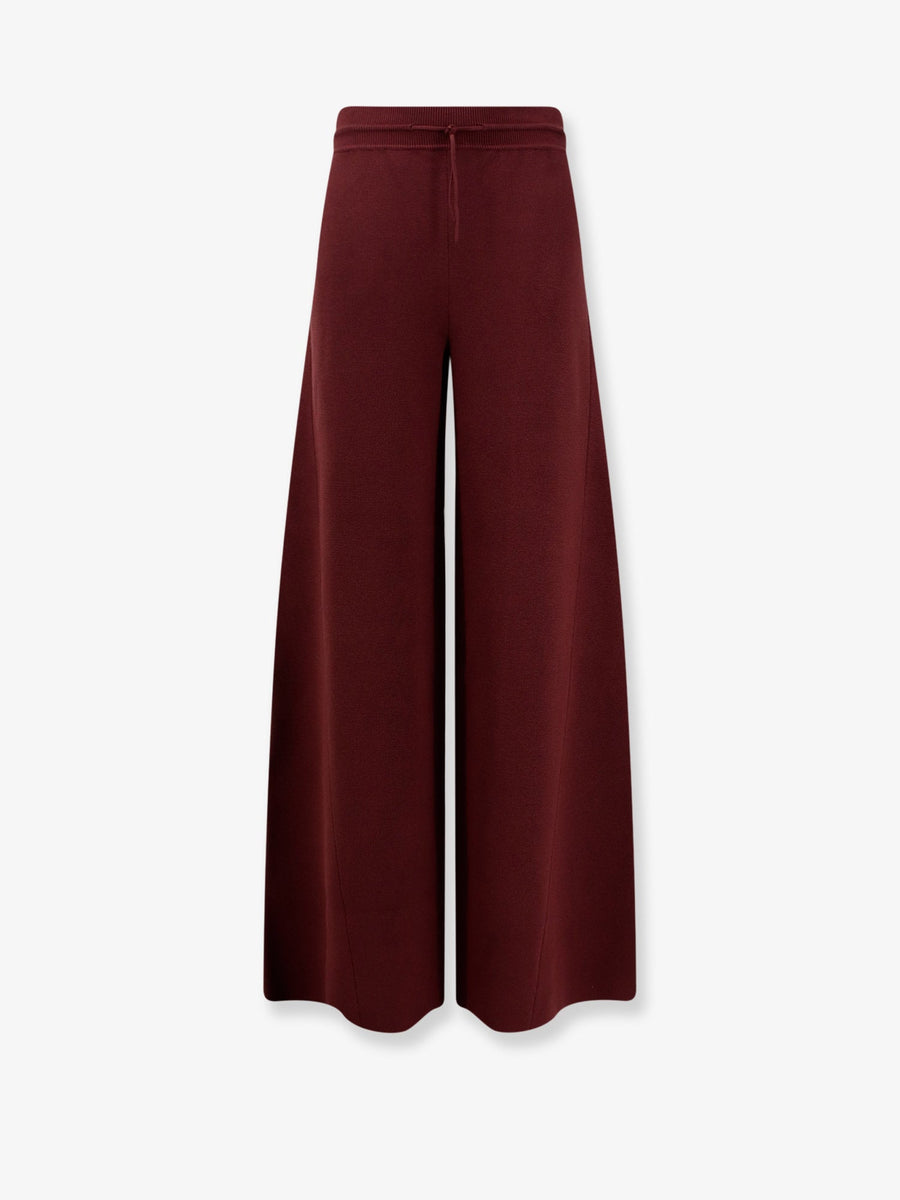 Trousers Siena Red Silk-Cotton