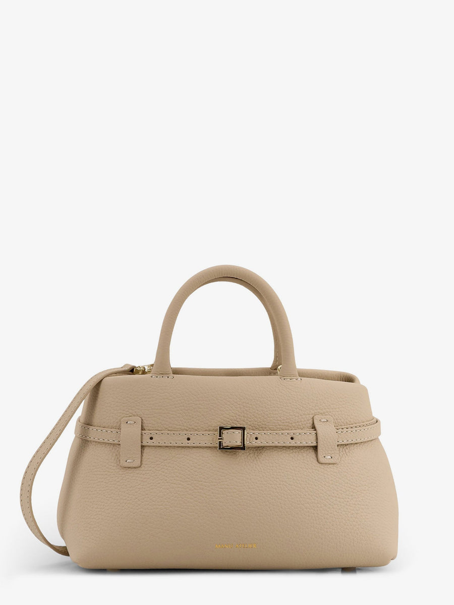 Leather Handbag Le Cambon 25 Beige Handbags