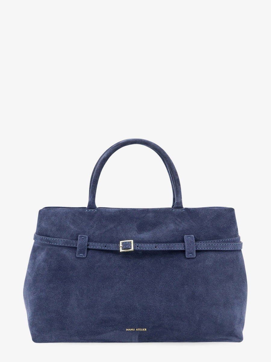 Handbag Le Cambon 35 Suede Blue Handbags
