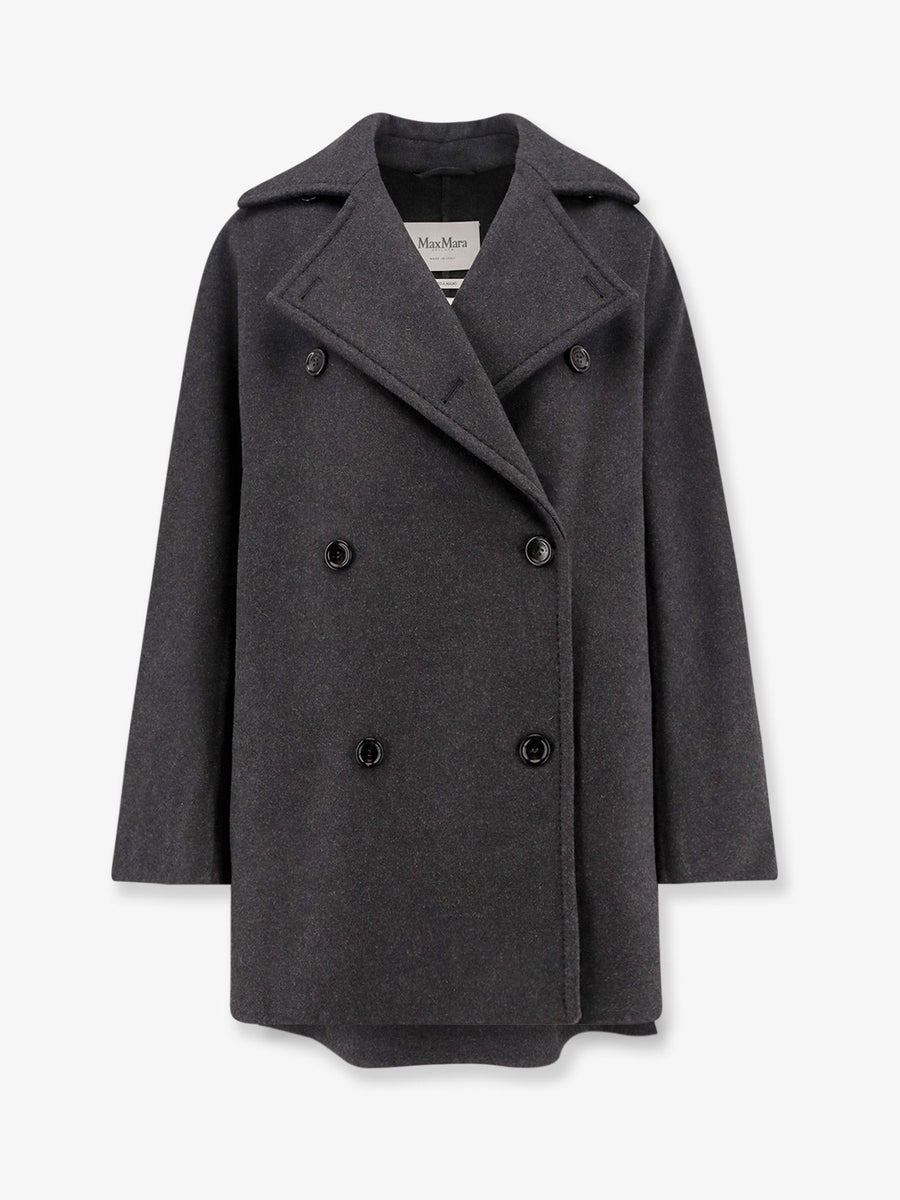 Coat Asturie Oversized Grey Wool-Cashmere Virgin Wool