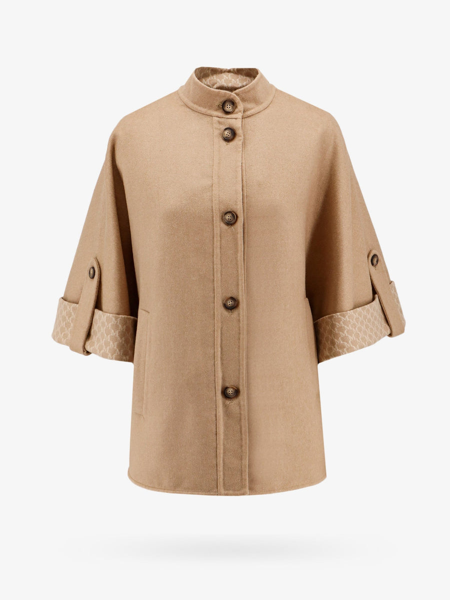 Cape Virgin Wool And Cashmere Beige Jacket