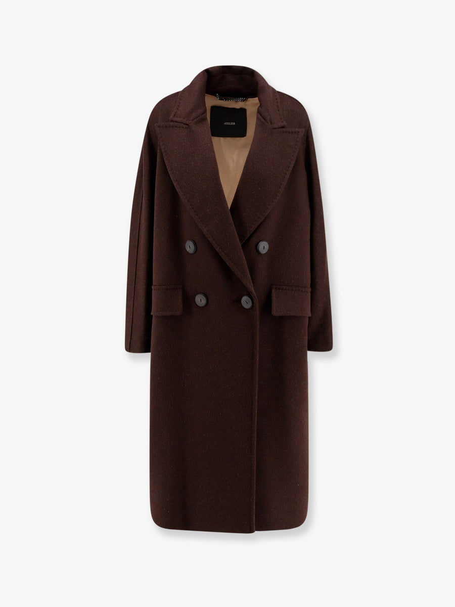 Coat Angus Brown Cashmere-Alpaca